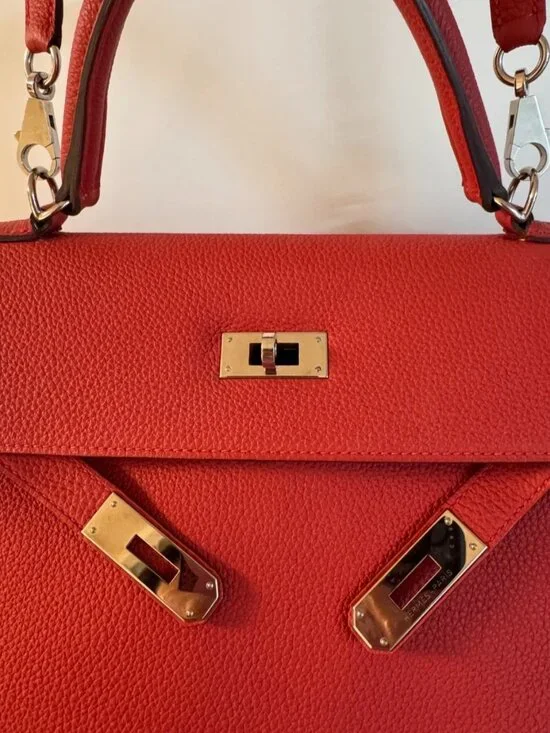 Hermès Kelly 32 leather handbag 1000% Authentic!! - Picture 2 of 6